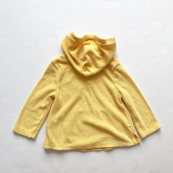 Old Navy yellow terry hoodie GUC 18-24 months - Picture 4 of 5